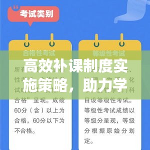 高效補課制度實施策略，助力學(xué)業(yè)提升！