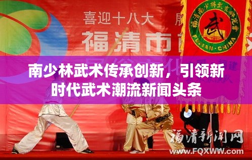 南少林武術(shù)傳承創(chuàng)新，引領新時代武術(shù)潮流新聞頭條